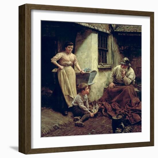 A Chip Off the Old Block, 1905-Walter Langley-Framed Giclee Print