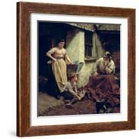 A Chip Off the Old Block, 1905-Walter Langley-Framed Giclee Print