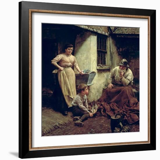 A Chip Off the Old Block, 1905-Walter Langley-Framed Giclee Print