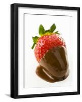 A Chocolate-Dipped Strawberry-Greg Elms-Framed Photographic Print