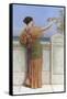 A Choice Blossom, 1918-John William Godward-Framed Stretched Canvas