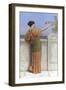 A Choice Blossom, 1918-John William Godward-Framed Giclee Print