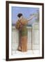 A Choice Blossom, 1918-John William Godward-Framed Giclee Print