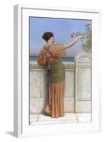 A Choice Blossom, 1918-John William Godward-Framed Giclee Print