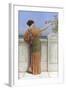 A Choice Blossom, 1918-John William Godward-Framed Giclee Print