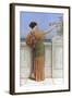 A Choice Blossom, 1918-John William Godward-Framed Giclee Print