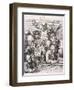 A Chorus of Singers, 1732-William Hogarth-Framed Giclee Print