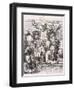 A Chorus of Singers, 1732-William Hogarth-Framed Giclee Print