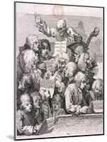 A Chorus of Singers, 1732-William Hogarth-Mounted Giclee Print