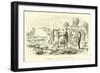 A Christening by the River Side at Quitini-Édouard Riou-Framed Giclee Print