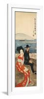 A Christian Missionary Arrives in Japan, Japan-Yumeji Takehisa-Framed Premium Giclee Print