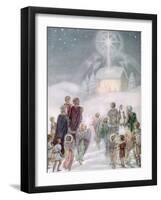 A Christmas Card from a Watercolour-Daphne Allan-Framed Giclee Print