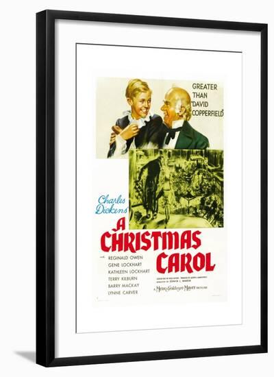 A Christmas Carol, 1938-null-Framed Giclee Print