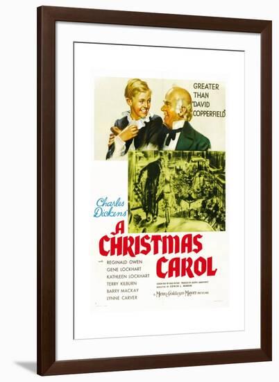 A Christmas Carol, 1938-null-Framed Giclee Print