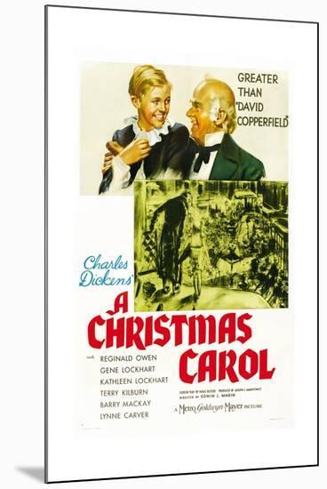 A Christmas Carol, 1938-null-Mounted Giclee Print