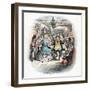 A Christmas Carol: Mr Fezziwig's Ball, 1843-John Leech-Framed Giclee Print