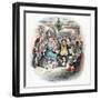 A Christmas Carol: Mr Fezziwig's Ball, 1843-John Leech-Framed Giclee Print