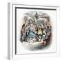 A Christmas Carol: Mr Fezziwig's Ball, 1843-John Leech-Framed Giclee Print