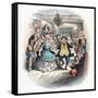 A Christmas Carol: Mr Fezziwig's Ball, 1843-John Leech-Framed Stretched Canvas