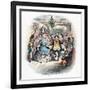 A Christmas Carol: Mr Fezziwig's Ball, 1843-John Leech-Framed Giclee Print