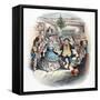 A Christmas Carol: Mr Fezziwig's Ball, 1843-John Leech-Framed Stretched Canvas