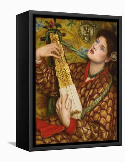 A Christmas Carol-Dante Gabriel Rossetti-Framed Stretched Canvas