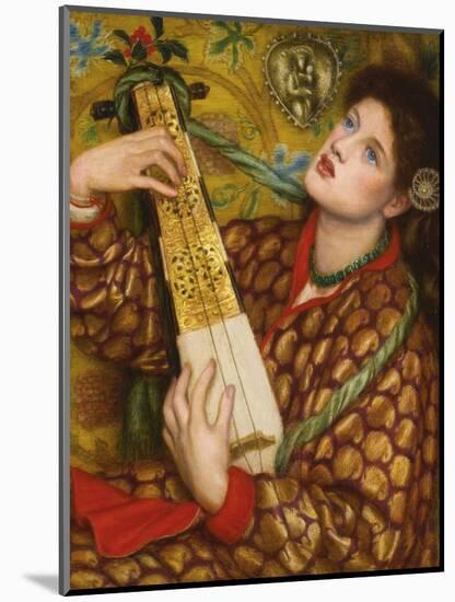 A Christmas Carol-Dante Gabriel Rossetti-Mounted Giclee Print