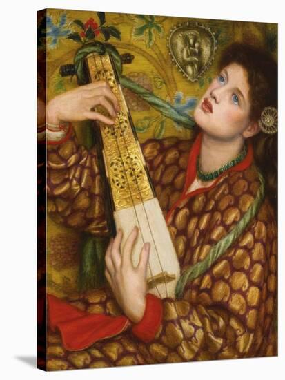 A Christmas Carol-Dante Gabriel Rossetti-Stretched Canvas