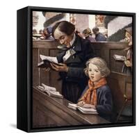 A Christmas Carol-Jessie Willcox-Smith-Framed Stretched Canvas