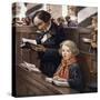 A Christmas Carol-Jessie Willcox-Smith-Stretched Canvas