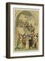 A Christmas Costume Party, Supper Time-Charles Green-Framed Giclee Print