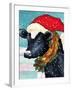 A Christmas Cow-Laurie Korsgaden-Framed Giclee Print