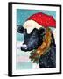 A Christmas Cow-Laurie Korsgaden-Framed Giclee Print