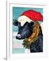 A Christmas Cow-Laurie Korsgaden-Framed Giclee Print