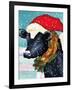 A Christmas Cow-Laurie Korsgaden-Framed Giclee Print