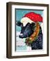 A Christmas Cow-Laurie Korsgaden-Framed Giclee Print