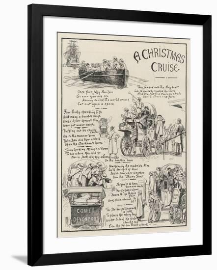 A Christmas Cruise-null-Framed Giclee Print