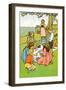 'A Christmas Dinner in New Zealand', 1912-Charles Robinson-Framed Giclee Print