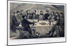 A Christmas Dinner on the Hights before Sebastopol, C1850-William Simpson-Mounted Giclee Print