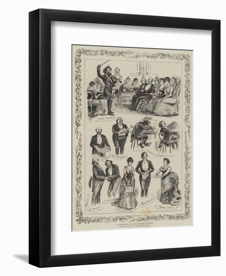 A Christmas Drawing-Room Concert-null-Framed Giclee Print