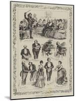 A Christmas Drawing-Room Concert-null-Mounted Giclee Print