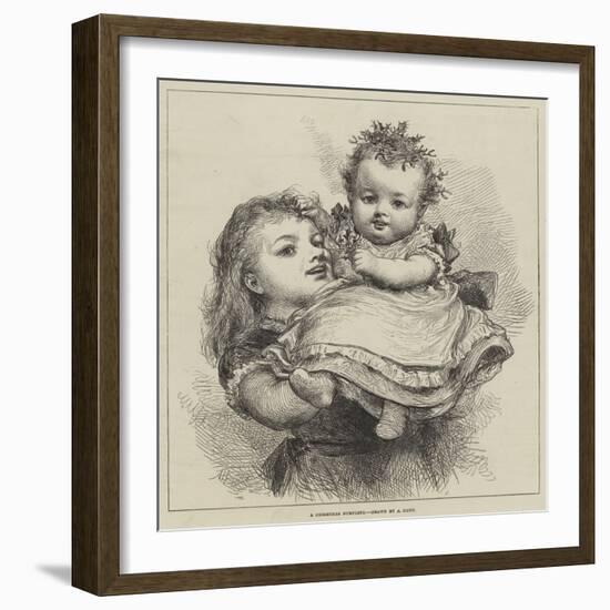 A Christmas Dumpling-null-Framed Giclee Print