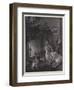 A Christmas Fireside-William Heysham Overend-Framed Giclee Print