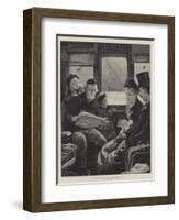 A Christmas Journey as We Do it Now-Alfred Edward Emslie-Framed Giclee Print