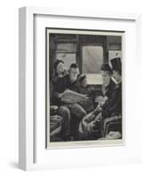 A Christmas Journey as We Do it Now-Alfred Edward Emslie-Framed Giclee Print