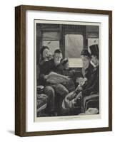 A Christmas Journey as We Do it Now-Alfred Edward Emslie-Framed Giclee Print