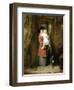 A Christmas Kiss-George Bernard O'neill-Framed Giclee Print