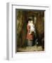 A Christmas Kiss-George Bernard O'neill-Framed Giclee Print