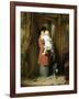 A Christmas Kiss-George Bernard O'neill-Framed Giclee Print