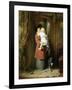 A Christmas Kiss-George Bernard O'neill-Framed Giclee Print